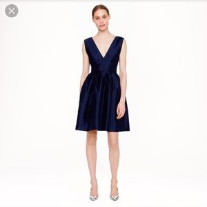 J Crew V-neck A-line Dress